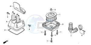 C50 drawing AIR CLEANER