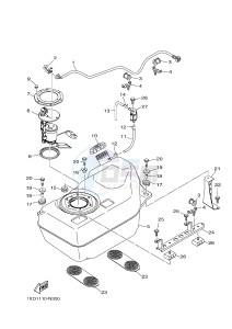 YXM700E YXM700PF VIKING (1XPH) drawing FUEL TANK