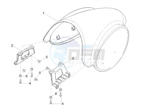 V7 III Racer 750 e4 (NAFTA) drawing Rear body