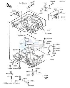 ZX 1000 B [NINJA ZX-10] (B1-B2) [NINJA ZX-10] drawing CRANKCASE