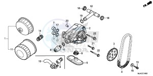 VT750SE Shadow E drawing OIL PUMP