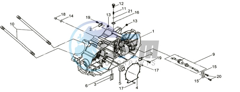 CRANKCASE LEFT