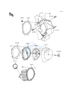 KX 250 L [KX250] (L1) [KX250] drawing AIR CLEANER