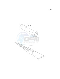 KLX 300 A [KLX300R] (A7-A9) [KLX300R] drawing OWNERS TOOLS