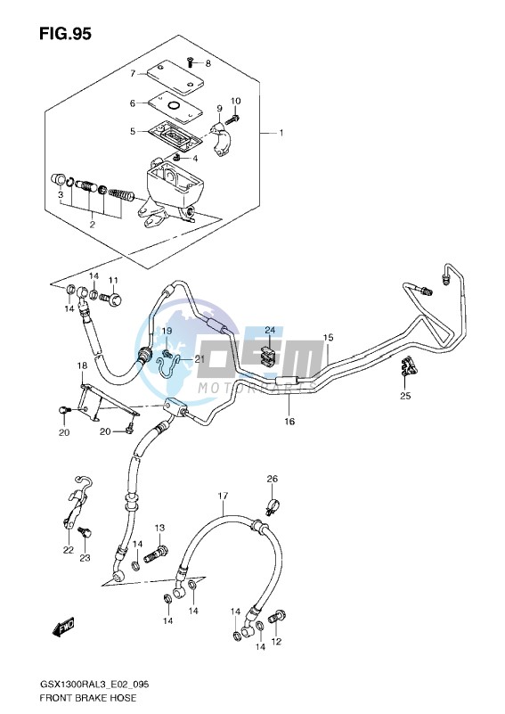 FRONT BRAKE HOSE