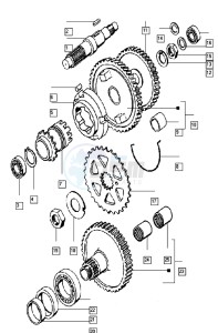 YOUNGST-R_25-45kmh_K8-L0 50 K8-L0 drawing Countershaft-mainshaft