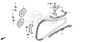 FJS600A SILVER WING drawing CAM CHAIN/TENSIONER