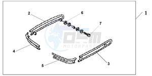 GL18009 Korea - (KO / AB) drawing SADDLEBAG GUARD P