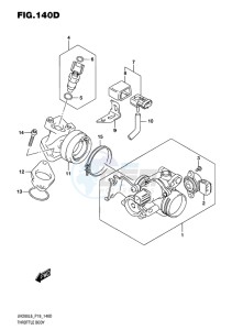 UH200 ABS BURGMAN EU drawing THROTTLE BODY