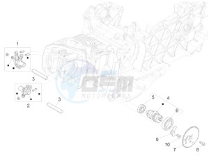 SPRINT 125 4T 3V IGET ABS E4 (EMEA) drawing Rocking levers support unit