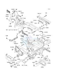 VN 1500 N [VULCAN 1500 CLASSIC] (N4) N4 drawing FRAME FITTINGS