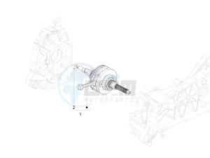 VXL 125 4T 3V drawing Crankshaft