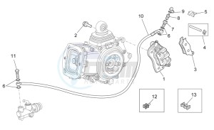 Griso S.E. 1200 8V USA-CND drawing Rear brake caliper