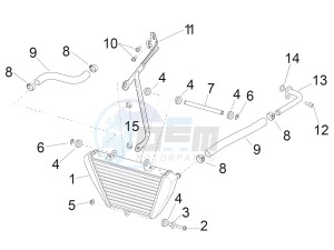 RSV4 1000 RR drawing Oil radiator