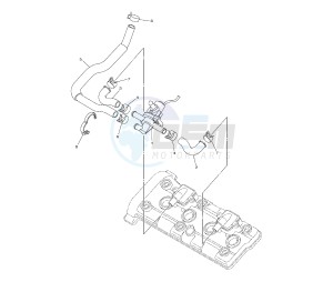 YZF R1 1000 drawing AIR INDUCTION SYSTEM