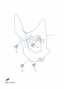 YFM90R (BD3M) drawing GUARD