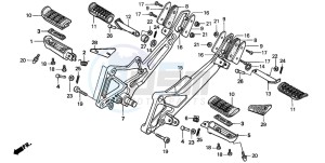 CB600F2 CB600S drawing STEP