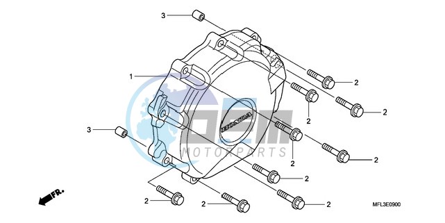 A.C. GENERATOR COVER (CBR 1000RR)