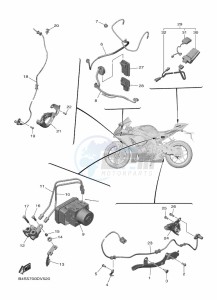 YZF1000D YZF-R1M (B4SJ) drawing ELECTRICAL 3