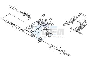 DXR QUAD - 250 cc drawing REAR ARM