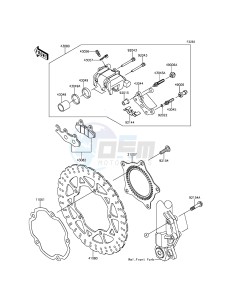 NINJA 250SL ABS BX250BGF XX (EU ME A(FRICA) drawing Front Brake