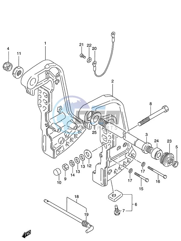 Clamp Bracket (1986 to 1995)