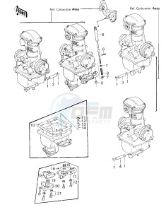 KZ 650 F (F1) drawing ACCELERATOR PUMP -- USA- -