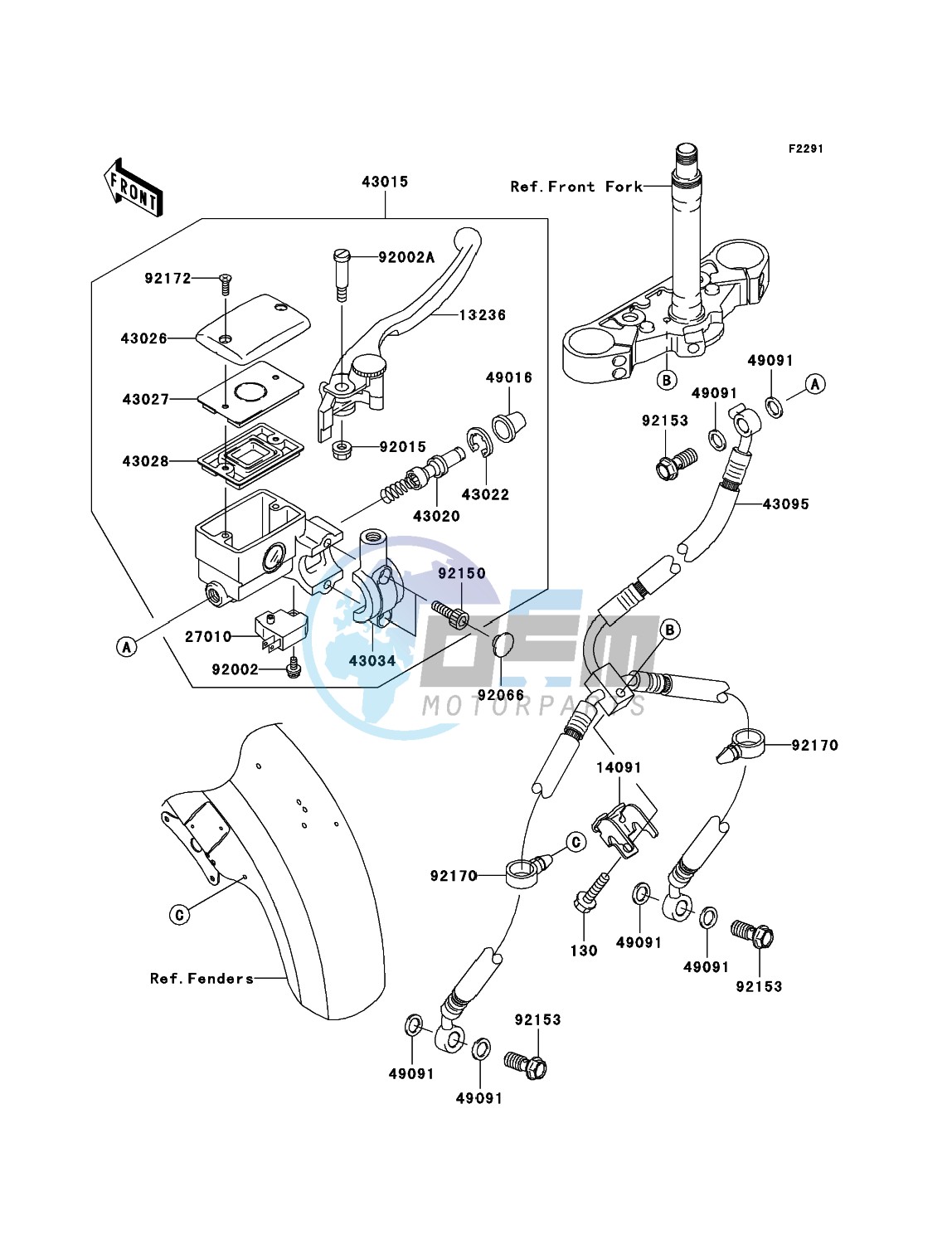 Front Master Cylinder