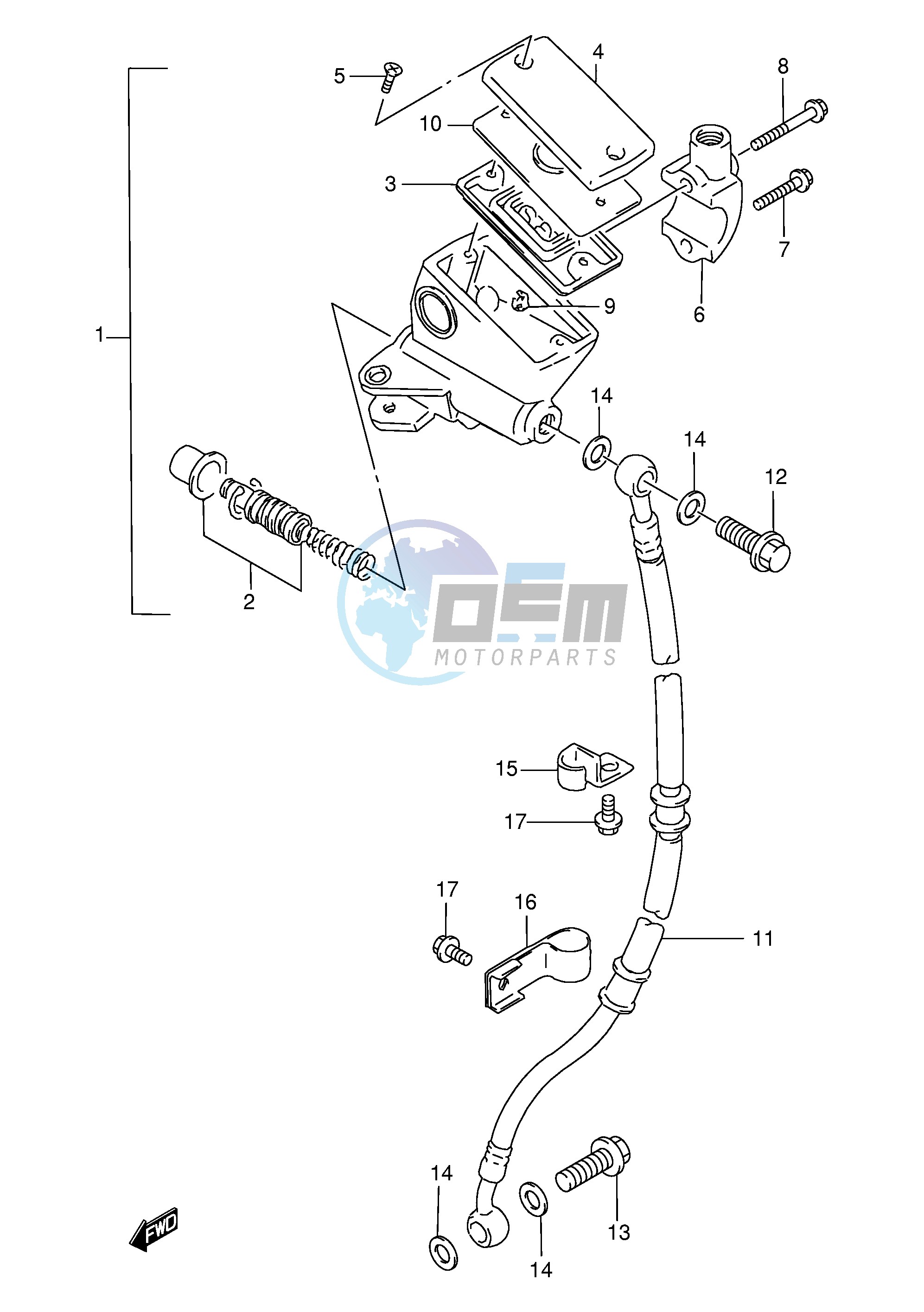 FRONT MASTER CYLINDER