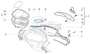 NRG 50 power DT drawing Speedometers Kms. - handlebar cover