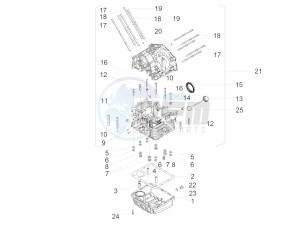 V7 III Anniversario 750 e4 (NAFTA) drawing Crankcases I