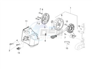 SCARABEO 50 2T CARBURATORE E4 STREET (EMEA) drawing Cdi magneto assy / Ignition unit