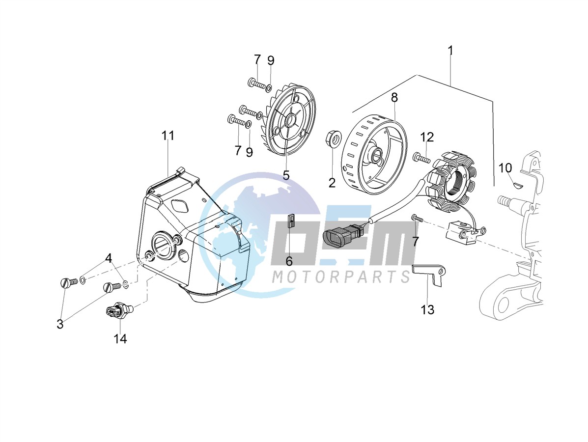 Cdi magneto assy / Ignition unit