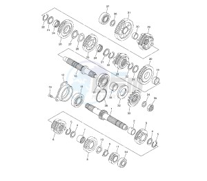 FZ6 FAZER S2 ABS 600 drawing TRANSMISSION