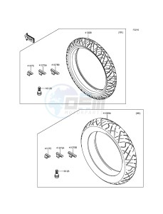 NINJA_300_ABS EX300BFF XX (EU ME A(FRICA) drawing Tires