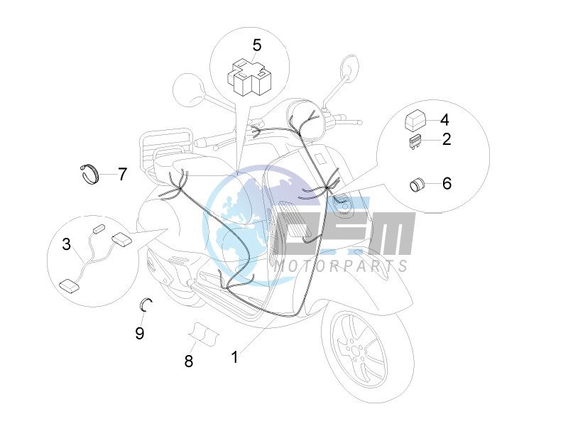 Main cable harness