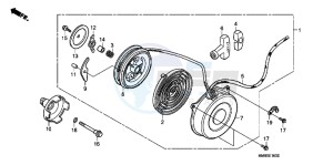 TRX250TMC drawing RECOIL STARTER