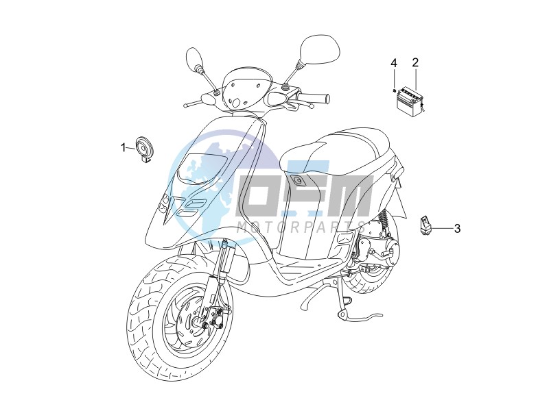 Remote control switches - Battery - Horn