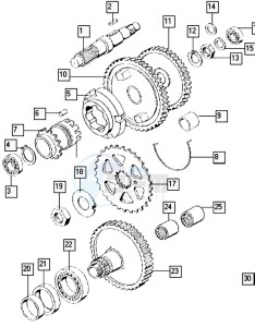 SPORT-R_K7 50 K7 drawing Countershaft-mainshaft