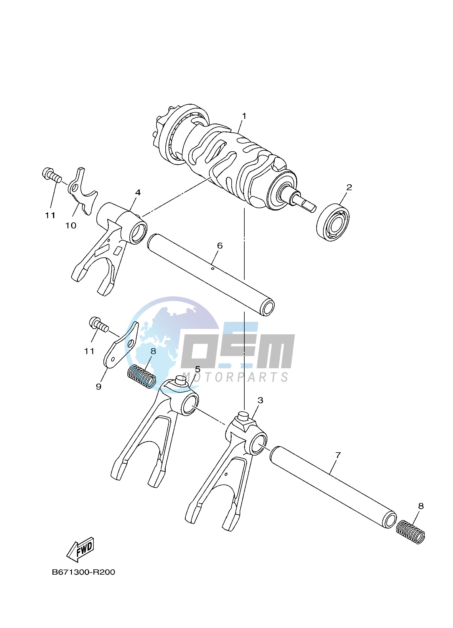 SHIFT CAM & FORK