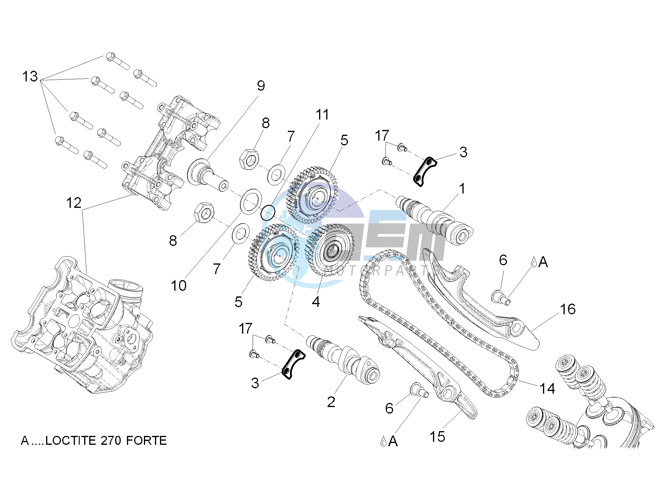 Front cylinder timing system