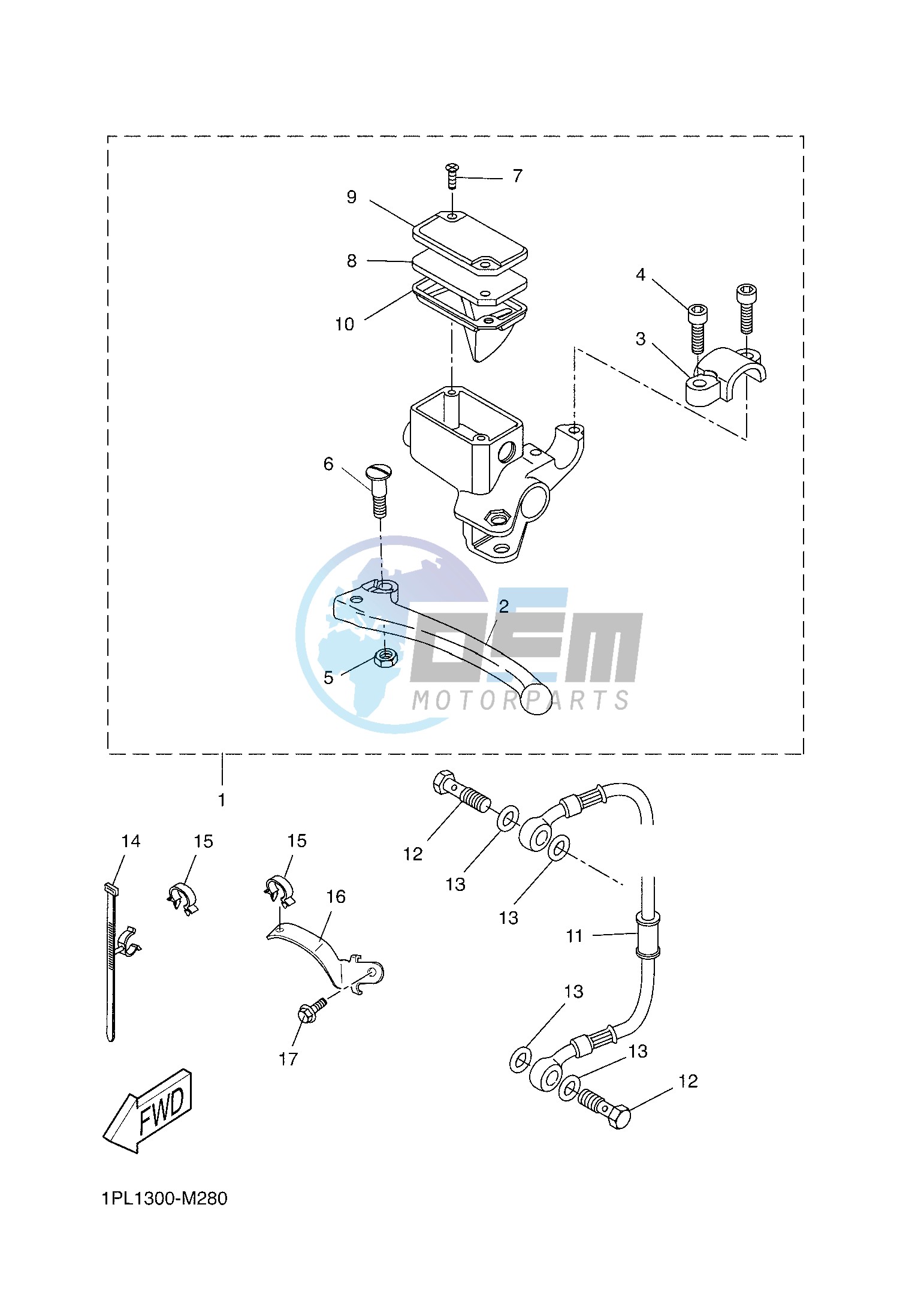 REAR MASTER CYLINDER