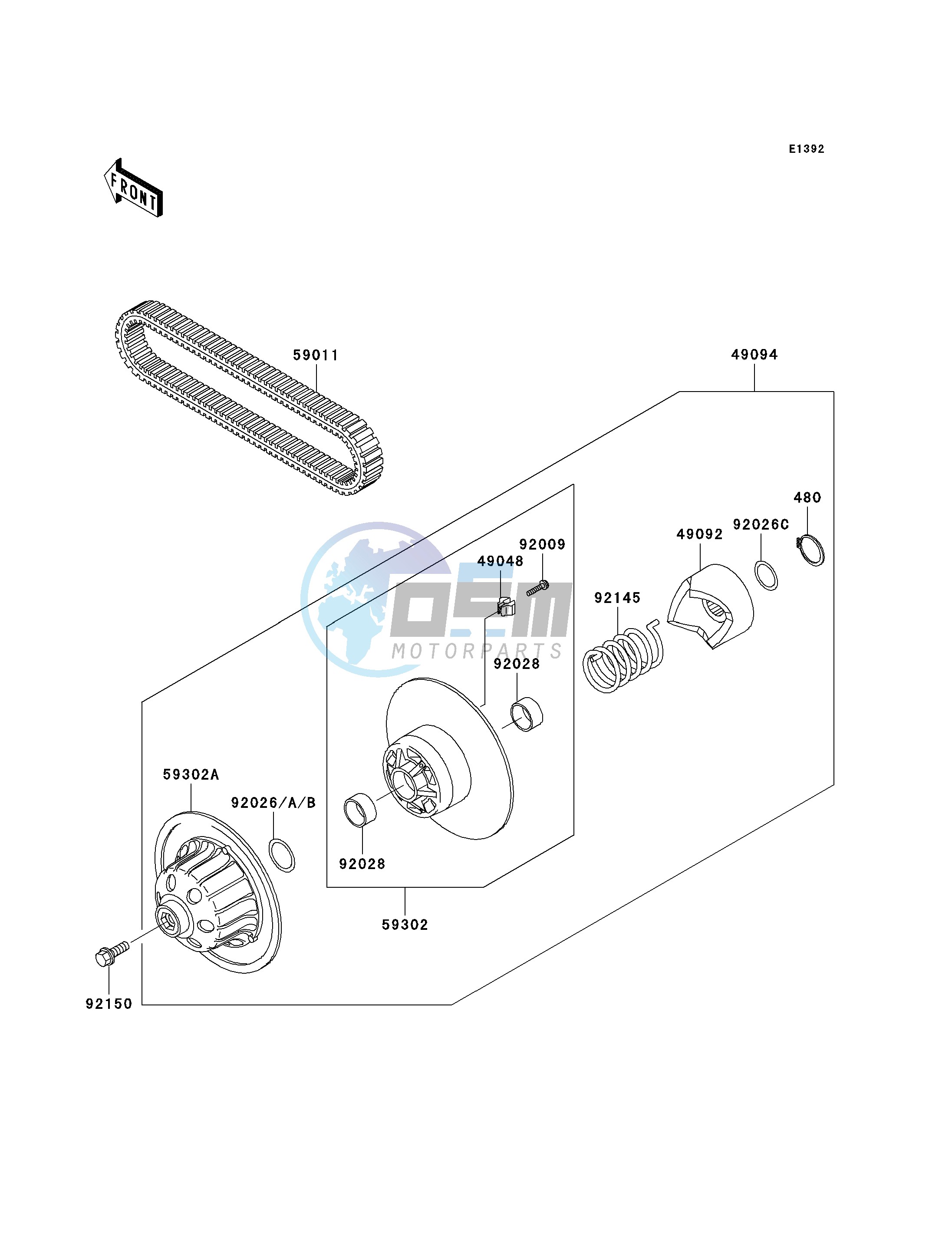 DRIVEN CONVERTER_DRIVE BELT