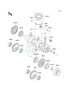 JH 1200 A [ULTRA 150] (A1-A4) [ULTRA 150] drawing CRANKSHAFT_PISTON-- S- -