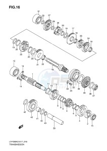 LT-F250 (E17) drawing TRANSMISSION