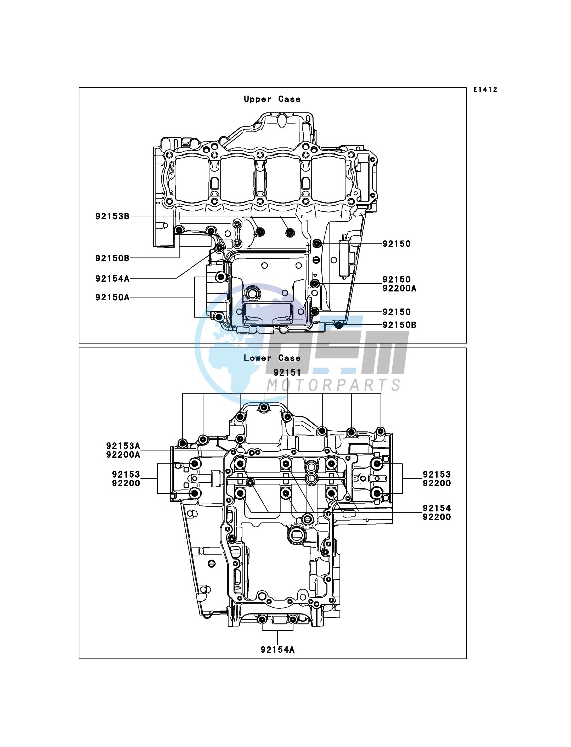 Crankcase Bolt Pattern