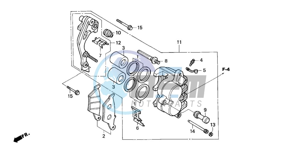 FRONT BRAKE CALIPER