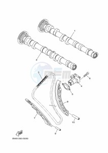 MT-10 MTN1000 (B67J) drawing CAMSHAFT & CHAIN