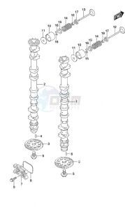 DF 150A drawing Camshaft