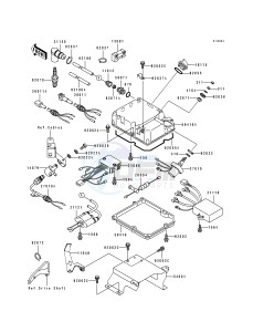 JH 750 A [750 SS] (A1-A4) [750 SS] drawing IGNITION SYSTEM -- JH750-A4- -